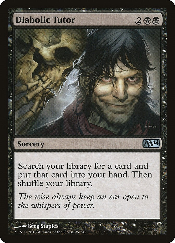 Diabolic Tutor (95) (Magic 2014 (M14))