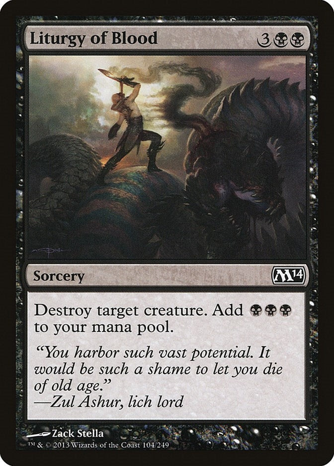 Liturgy of Blood (104) (Magic 2014 (M14))