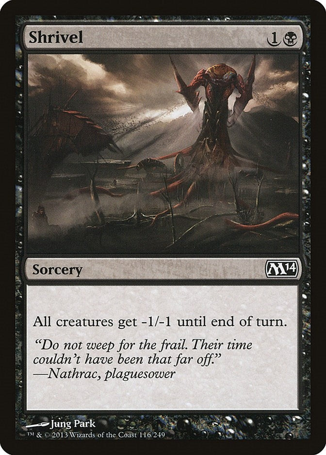 Shrivel (116) (Magic 2014 (M14))