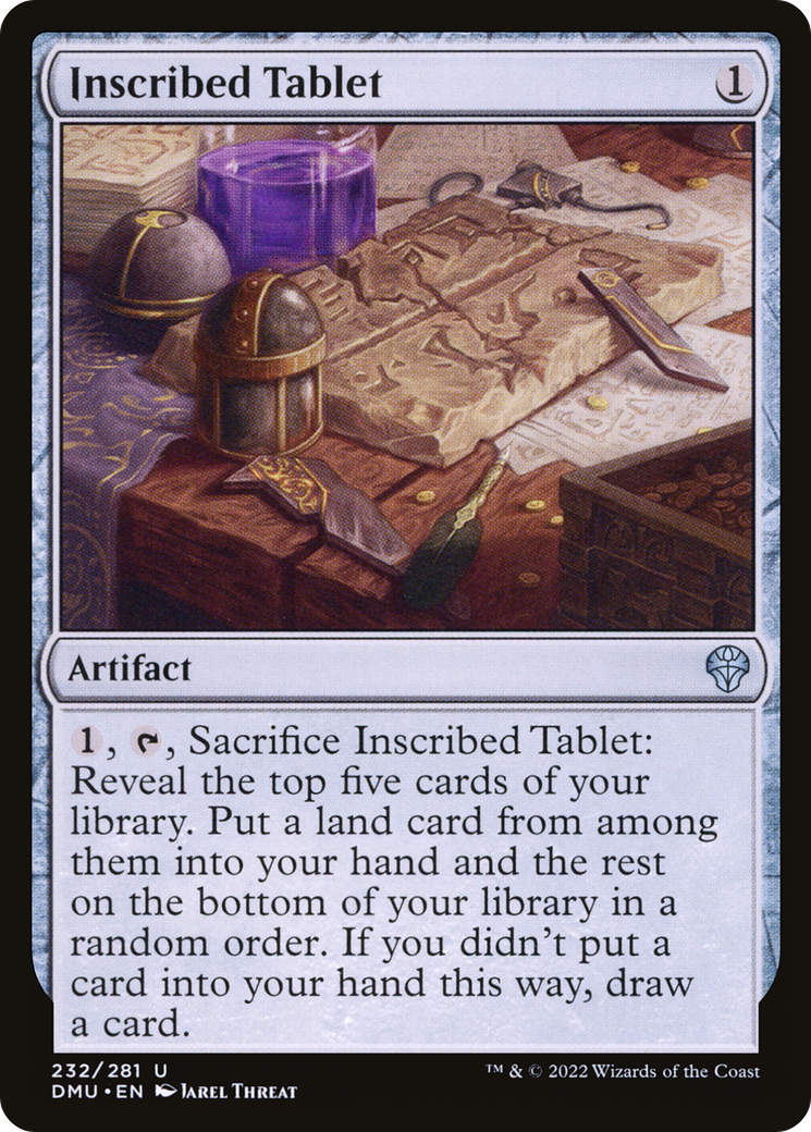 Inscribed Tablet (DMU-232) - Dominaria United