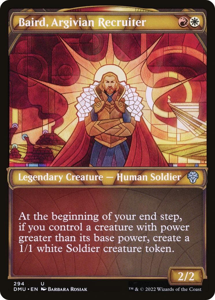 Baird, Argivian Recruiter (DMU-294) - Dominaria United: (Showcase)