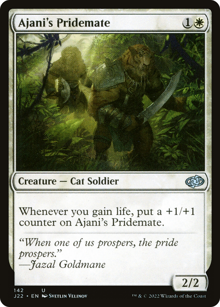 Ajani's Pridemate (142) (Jumpstart 2022)