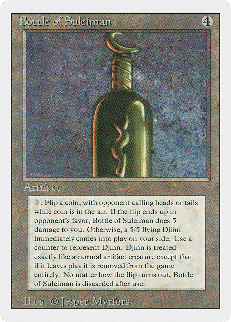 Bottle of Suleiman (3ED-) - Revised Edition