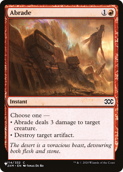 Abrade (2XM) (114/332) (The List Reprints)