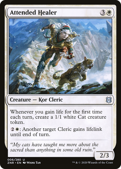 Attended Healer (6) (Zendikar Rising)