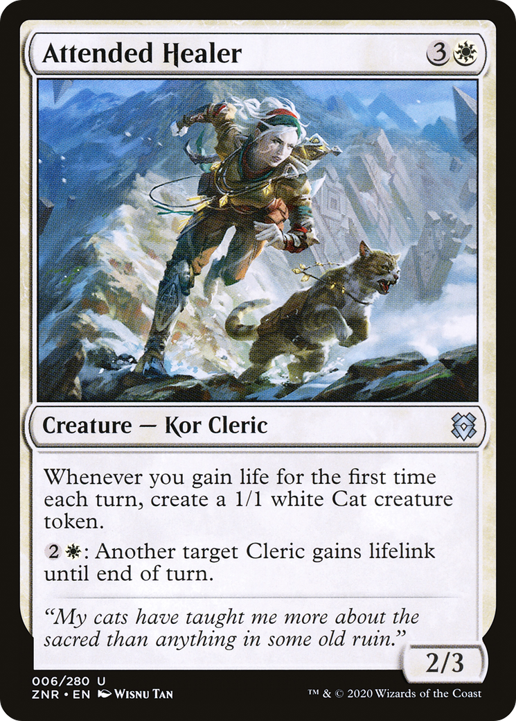Attended Healer (6) (Zendikar Rising)