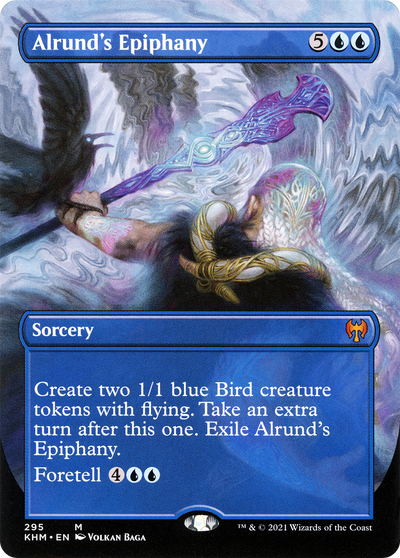 Alrund's Epiphany (Borderless) (295) (Kaldheim)
