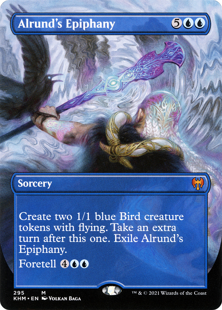 Alrund's Epiphany (Borderless) (295) (Kaldheim)