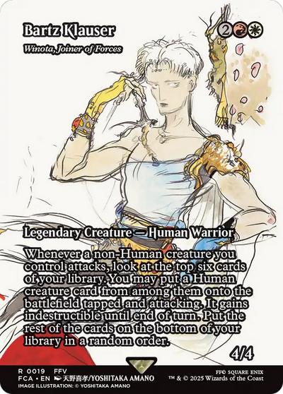 Bartz Klauser - Winota, Joiner of Forces (Showcase) (19) (FINAL FANTASY: Through the Ages)