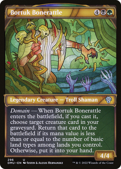 Bortuk Bonerattle (DMU-296) - Dominaria United: (Showcase) Foil