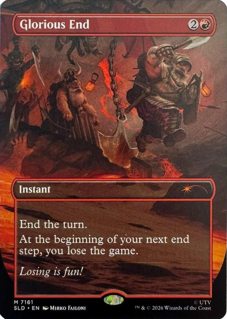 Image for Glorious End (7161) (Secret Lair Drop Series) - Magic: The Gathering
