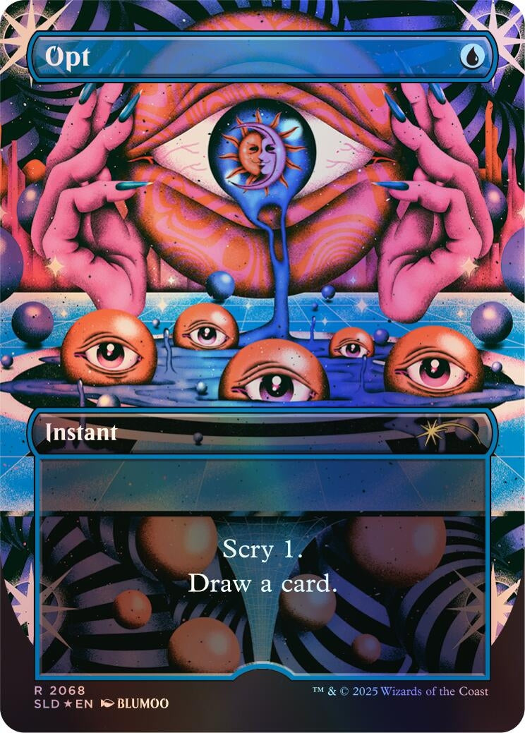 Image for Opt (2068) (Rainbow Foil) (2068) (Secret Lair Drop Series) - Magic: The Gathering