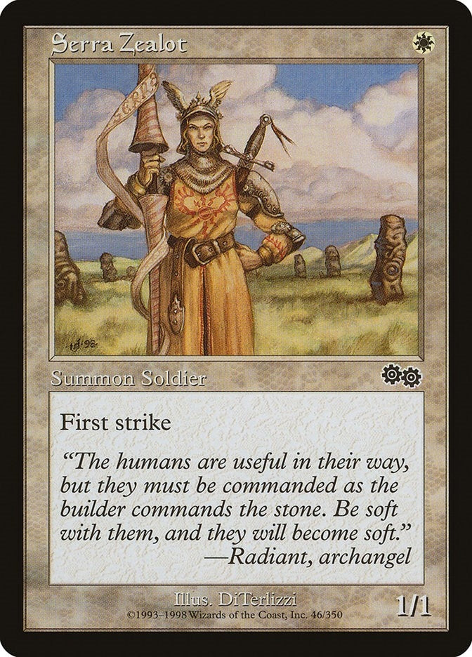 Serra Zealot (46) (Urza's Saga)