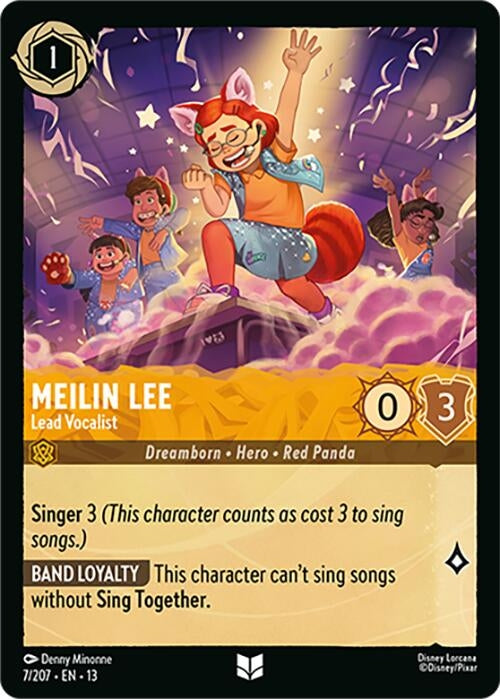 Image for Meilin Lee - Lead Vocalist (7/204) (Attack of the Vine!) - Disney Lorcana