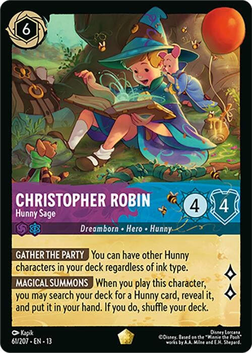 Image for Christopher Robin - Hunny Sage (61/204) (Attack of the Vine!) - Disney Lorcana