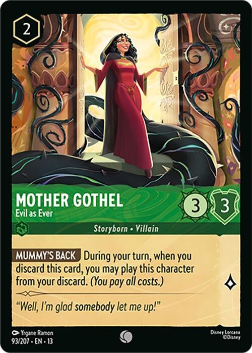 Image for Mother Gothel - Evil as Ever (93/204) (Attack of the Vine!) - Disney Lorcana