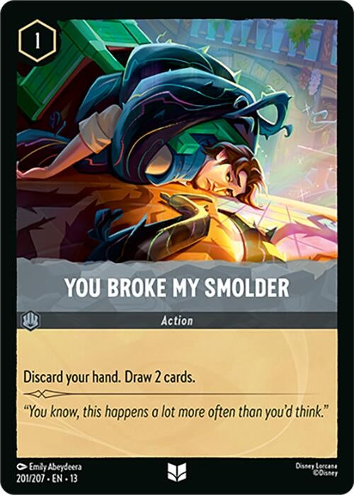 Image for You Broke My Smolder (201/204) (Attack of the Vine!) - Disney Lorcana