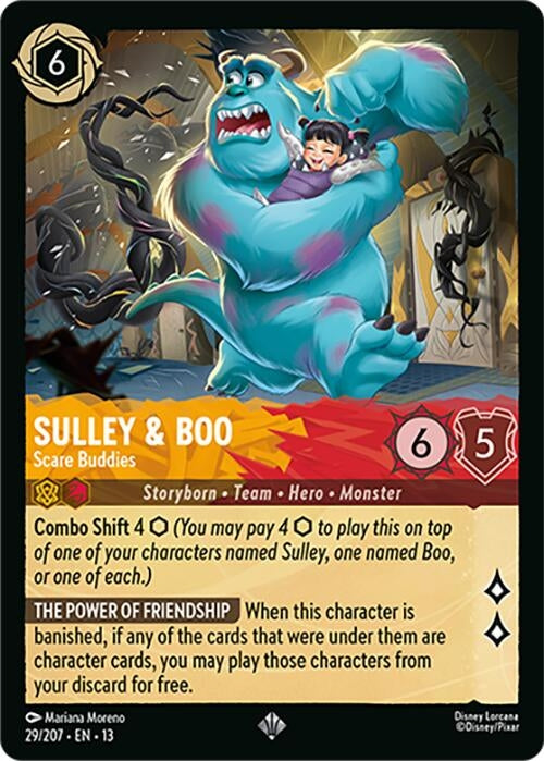 Image for Sulley & Boo - Scare Buddies (29/204) (Attack of the Vine!) - Disney Lorcana