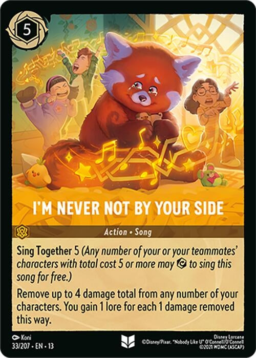 Image for I'm Never Not by Your Side (33/204) (Attack of the Vine!) - Disney Lorcana