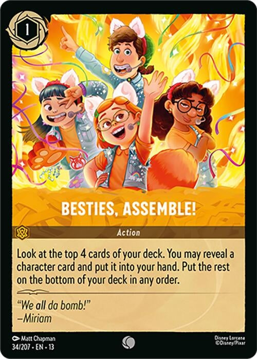 Image for Besties, Assemble! (34/204) (Attack of the Vine!) - Disney Lorcana