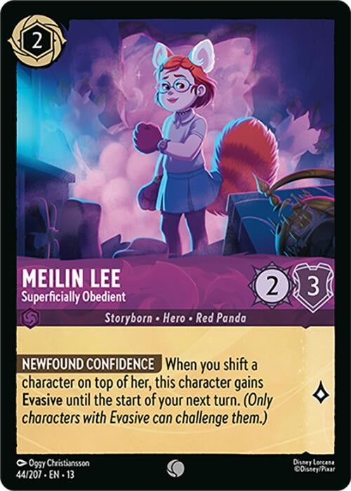 Image for Meilin Lee - Superficially Obedient (44/204) (Attack of the Vine!) - Disney Lorcana