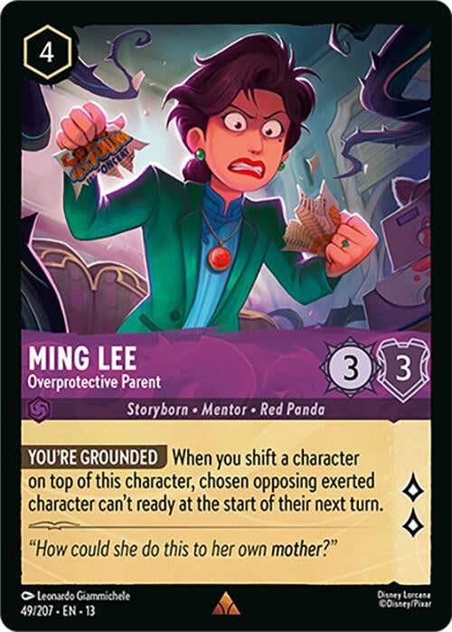 Image for Ming Lee - Overprotective Parent (49/204) (Attack of the Vine!) - Disney Lorcana