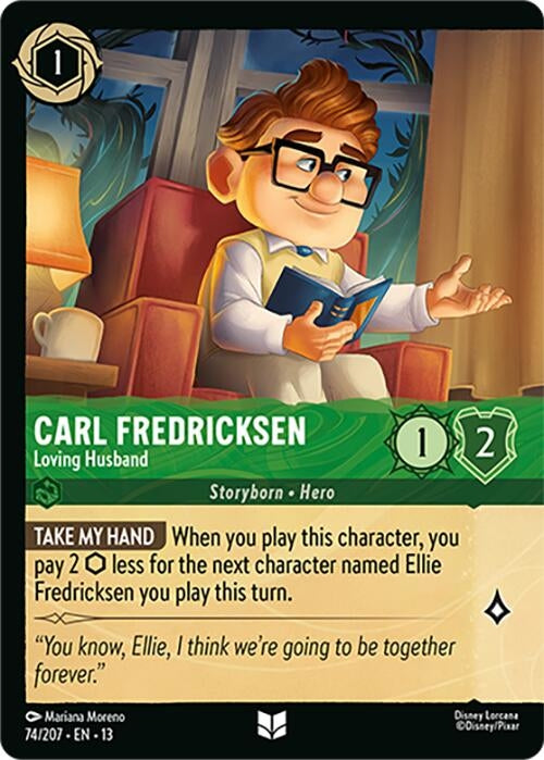 Image for Carl Fredricksen - Loving Husband (Foil) (74/204) (Attack of the Vine!) - Disney Lorcana