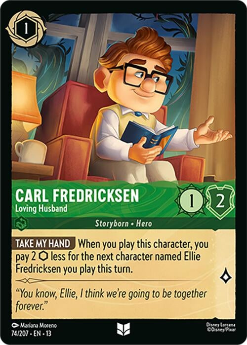 Image for Carl Fredricksen - Loving Husband (74/204) (Attack of the Vine!) - Disney Lorcana