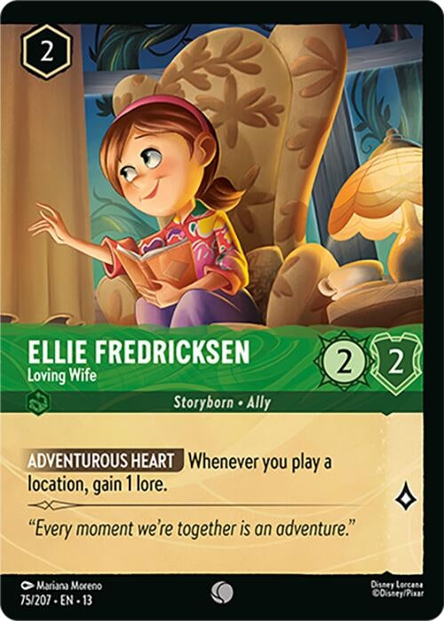 Image for Ellie Fredricksen - Loving Wife (Foil) (75/204) (Attack of the Vine!) - Disney Lorcana