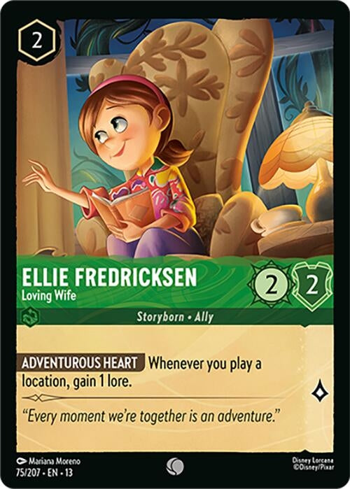 Image for Ellie Fredricksen - Loving Wife (75/204) (Attack of the Vine!) - Disney Lorcana
