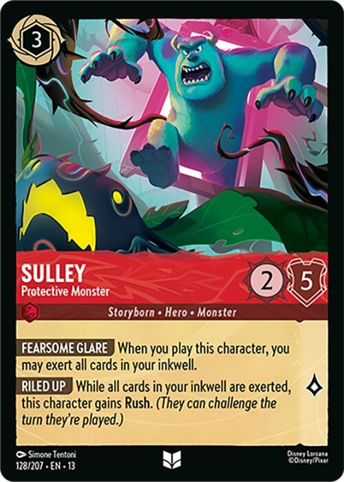 Image for Sulley - Protective Monster (128/204) (Attack of the Vine!) - Disney Lorcana