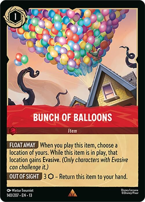 Image for Bunch of Balloons (140/204) (Attack of the Vine!) - Disney Lorcana