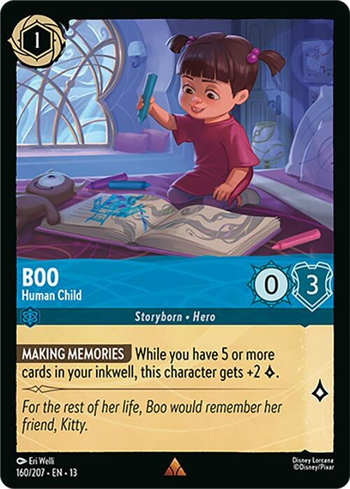 Image for Boo - Human Child (160/204) (Attack of the Vine!) - Disney Lorcana