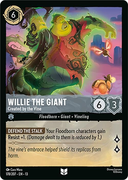 Image for Willie the Giant - Created by the Vine (178/204) (Attack of the Vine!) - Disney Lorcana