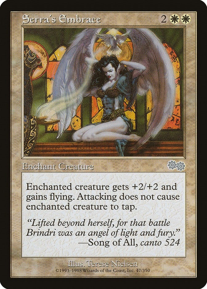 Serra's Embrace (47) (Urza's Saga)