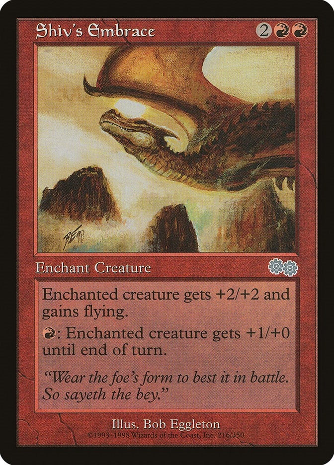 Shiv's Embrace (216) (Urza's Saga)