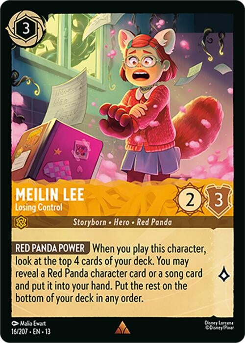 Image for Meilin Lee - Losing Control (16/204) (Attack of the Vine!) (13) - Disney Lorcana