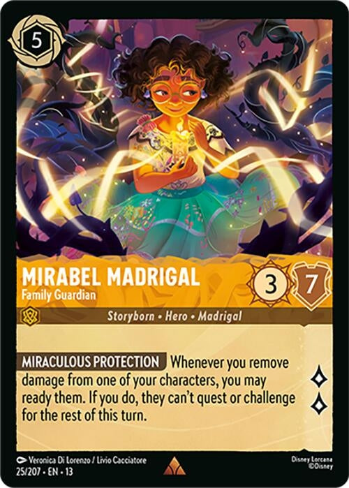 Image for Mirabel Madrigal - Family Guardian (25/204) (Attack of the Vine!) (13) - Disney Lorcana