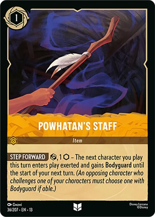 Image for Powhatan's Staff (36/204) (Attack of the Vine!) (13) - Disney Lorcana