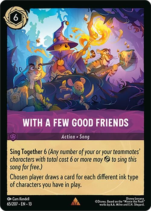 Image for With a Few Good Friends (65/204) (Attack of the Vine!) (13) - Disney Lorcana