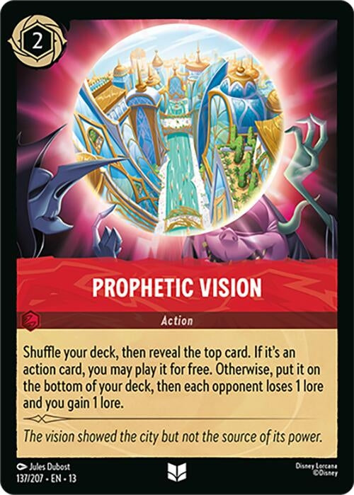 Image for Prophetic Vision (137/204) (Attack of the Vine!) (13) - Disney Lorcana