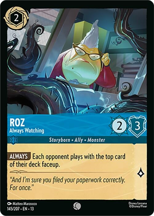 Image for Roz - Always Watching (145/204) (Attack of the Vine!) (13) - Disney Lorcana