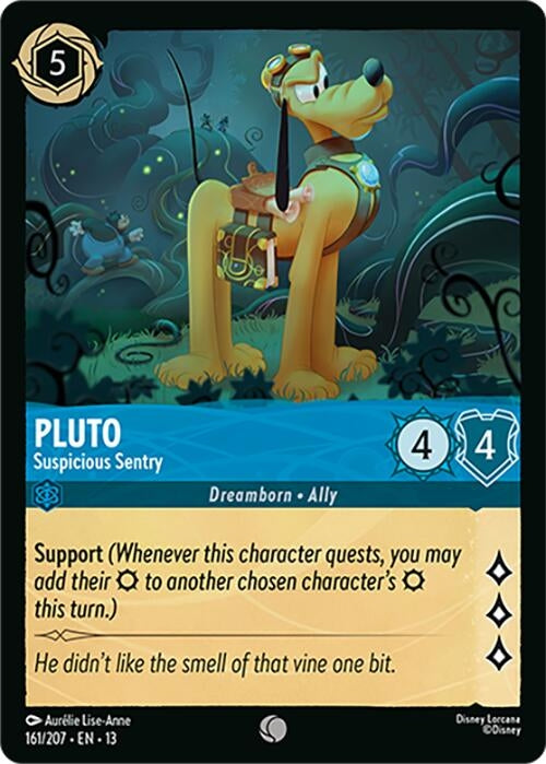 Image for Pluto - Suspicious Sentry (161/204) (Attack of the Vine!) (13) - Disney Lorcana