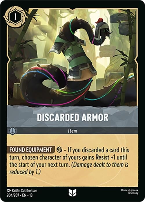 Image for Discarded Armor (204/204) (Attack of the Vine!) (13) - Disney Lorcana