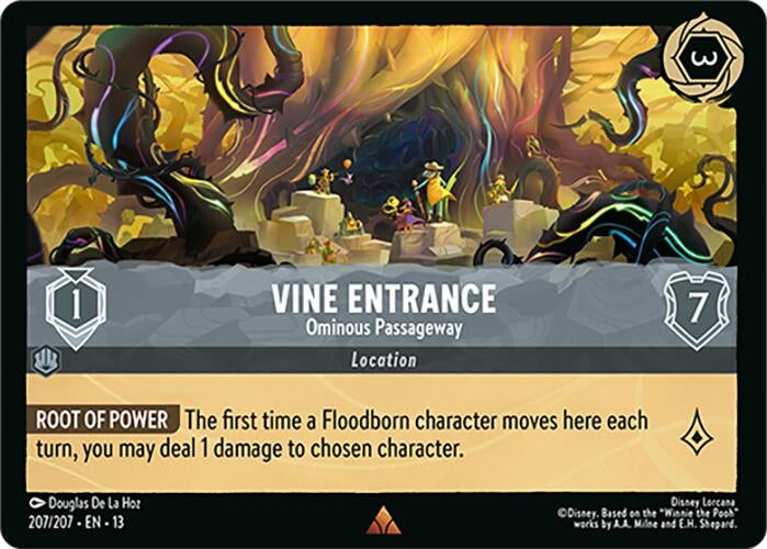 Image for Vine Entrance - Ominous Passageway (207/204) (Attack of the Vine!) (13) - Disney Lorcana