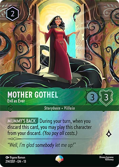 Image for Mother Gothel - Evil as Ever (Epic) (214/204) (Attack of the Vine!) (13) - Disney Lorcana