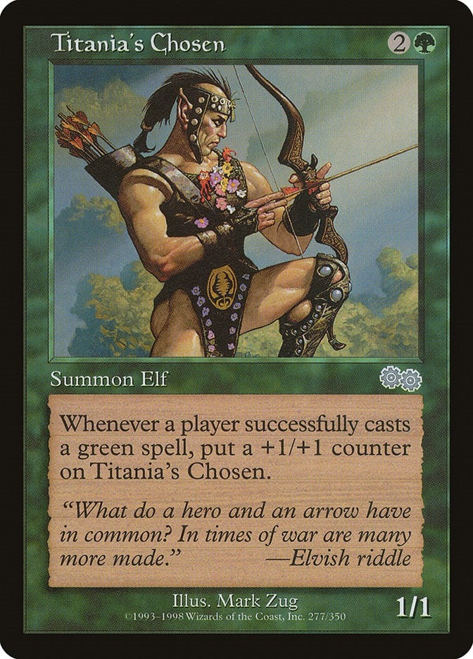 Titania's Chosen (277) (Urza's Saga)