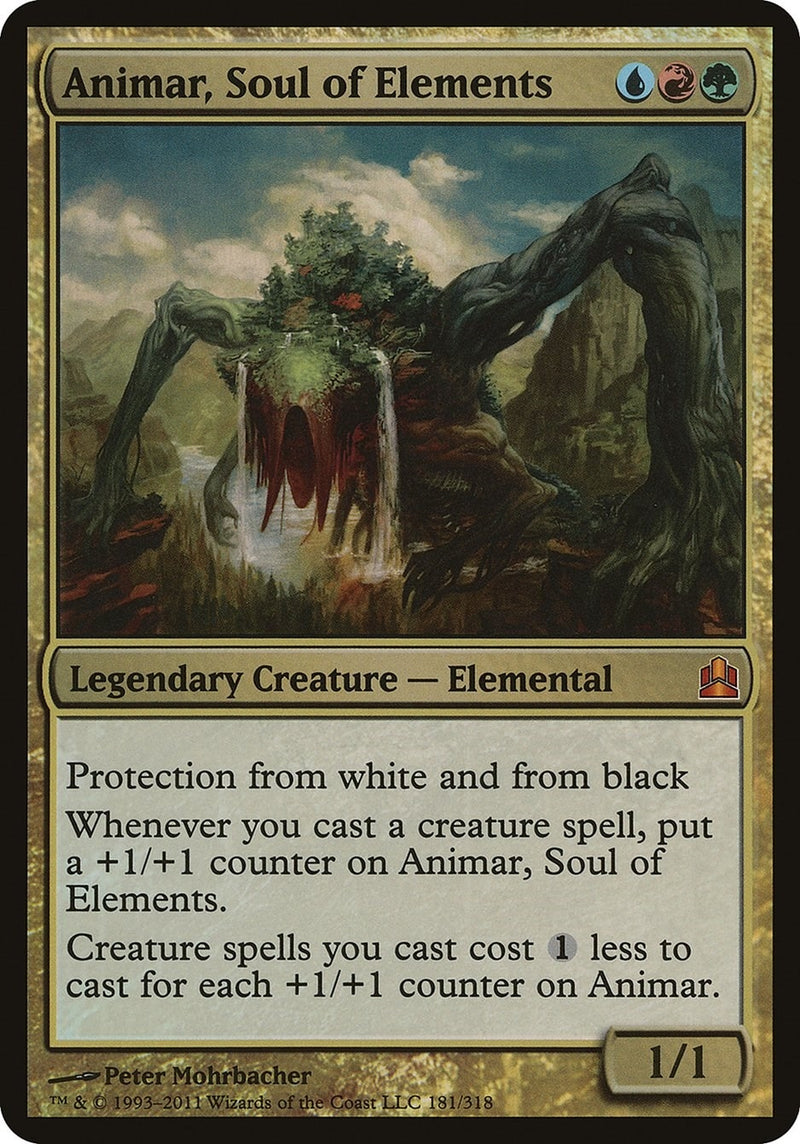Animar, Soul of Elements (Commander) (181) (Oversize Cards)