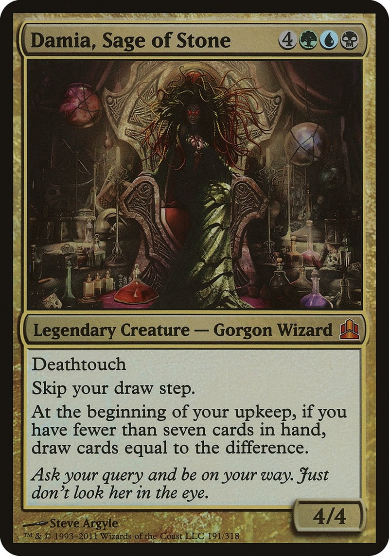 Damia, Sage of Stone (Commander) (191) (Oversize Cards)