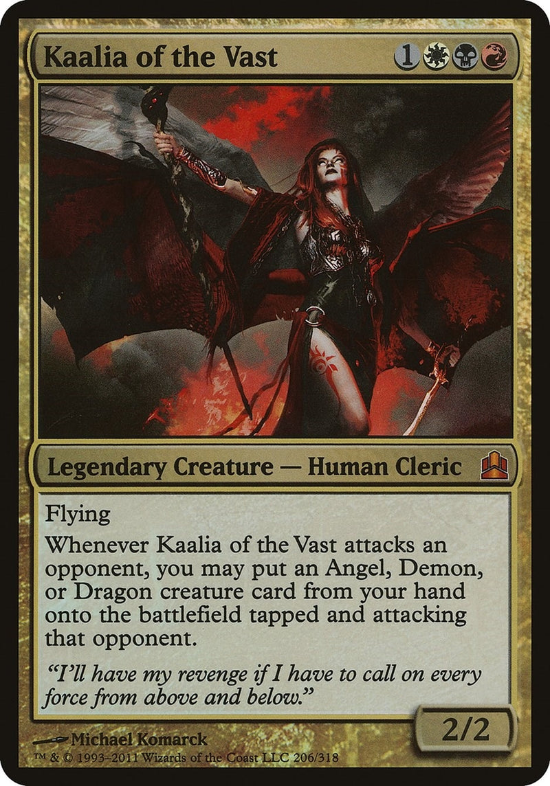 Kaalia of the Vast (Commander) (206) (Oversize Cards)